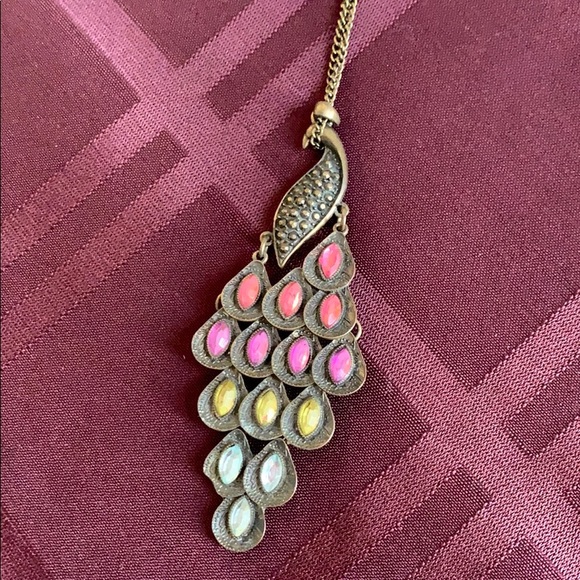 Jewelry - Long chain peacock necklace Jewelry - Long chain peacock necklace